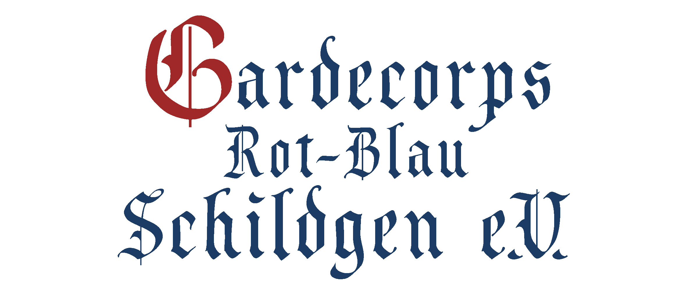 Schriftzug des Gardecorps